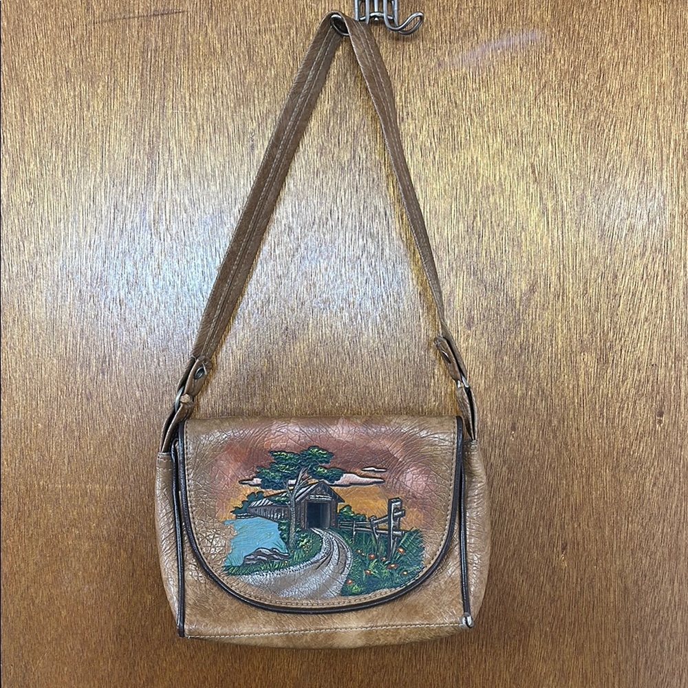 Brown Leather The Original Florida Keys Handbag